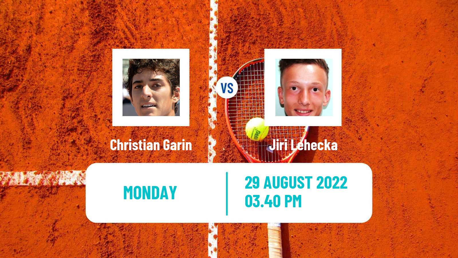 Tennis ATP US Open Christian Garin - Jiri Lehecka