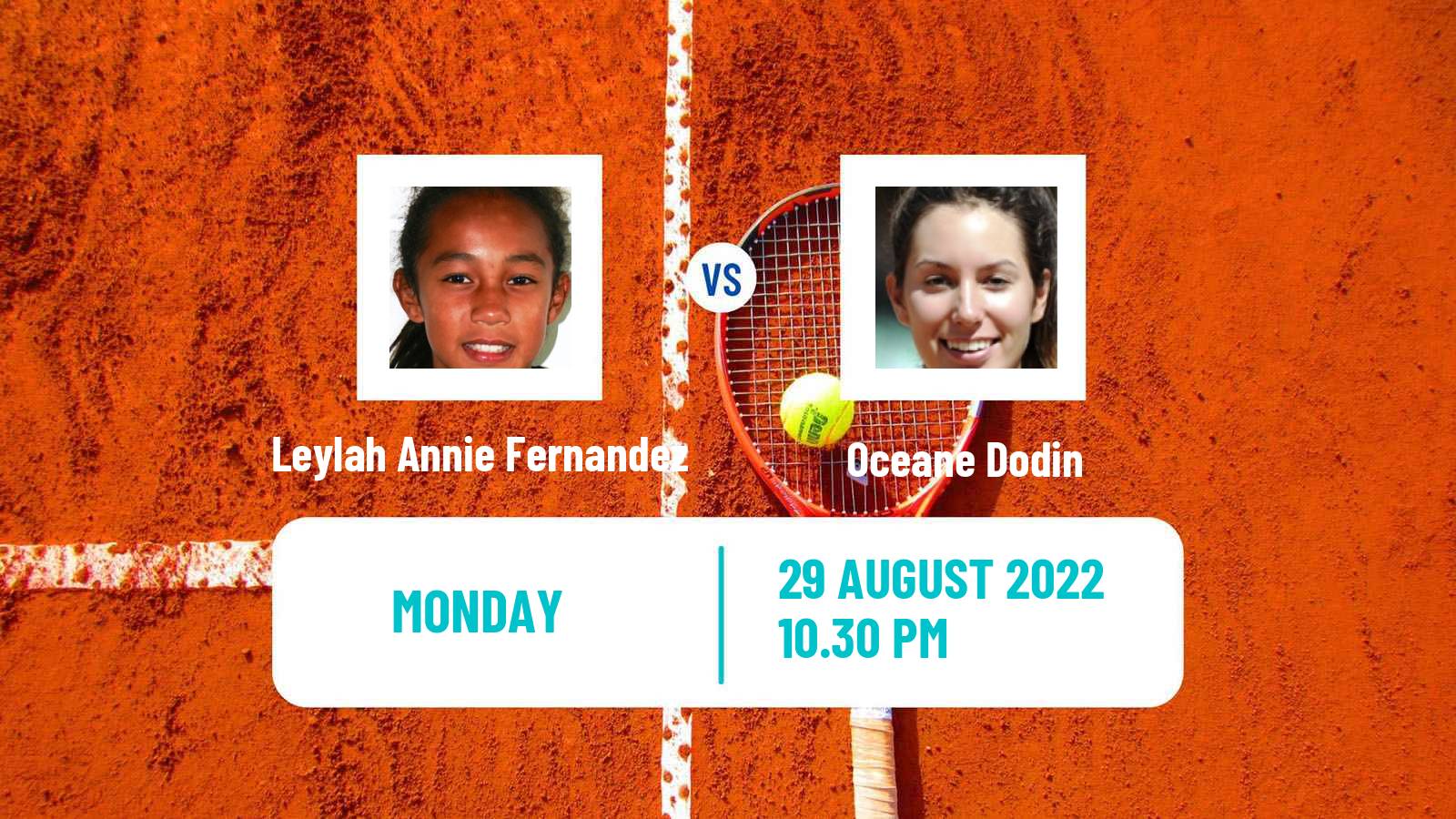 Tennis WTA US Open Leylah Annie Fernandez - Oceane Dodin