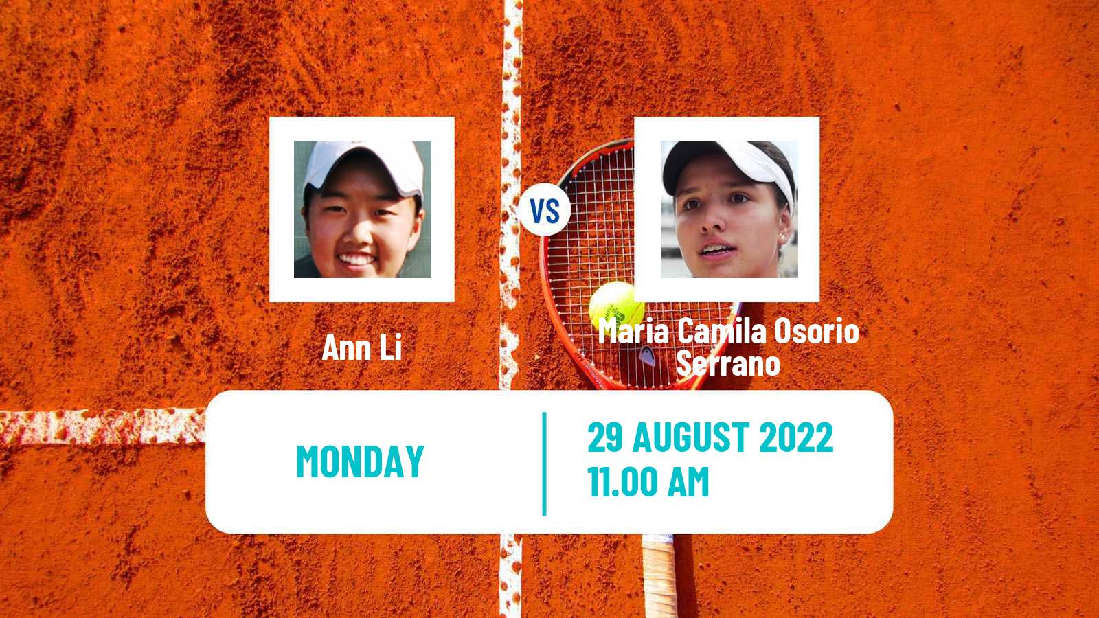 Tennis WTA US Open Ann Li - Maria Camila Osorio Serrano