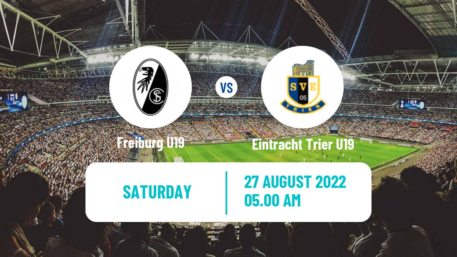 Soccer German Junioren Bundesliga South Freiburg U19 - Eintracht Trier U19