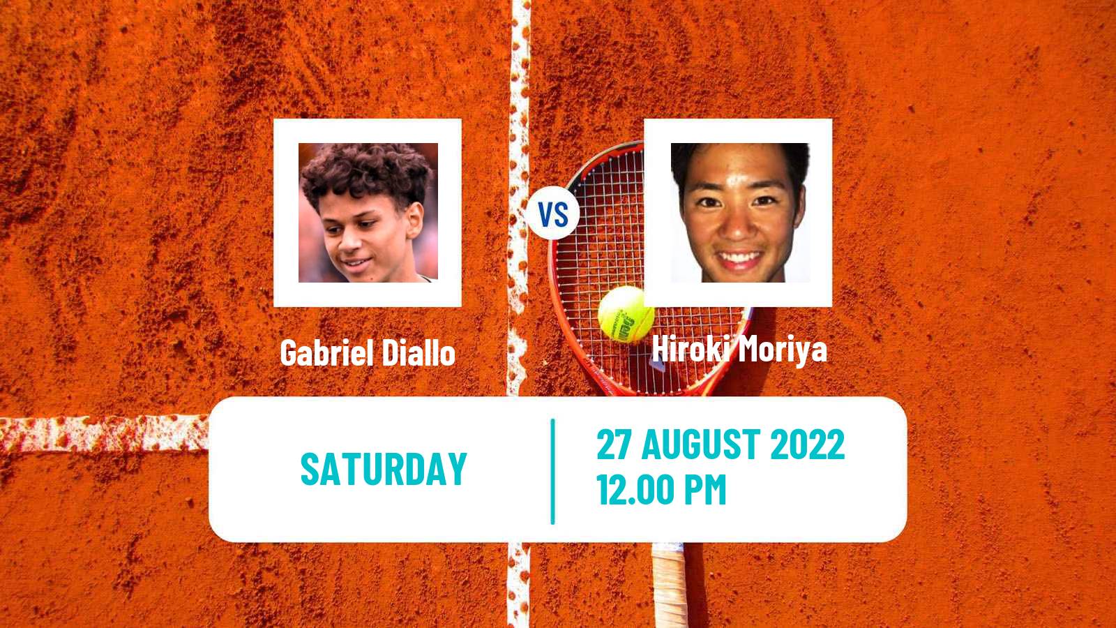 Tennis ATP Challenger Gabriel Diallo - Hiroki Moriya