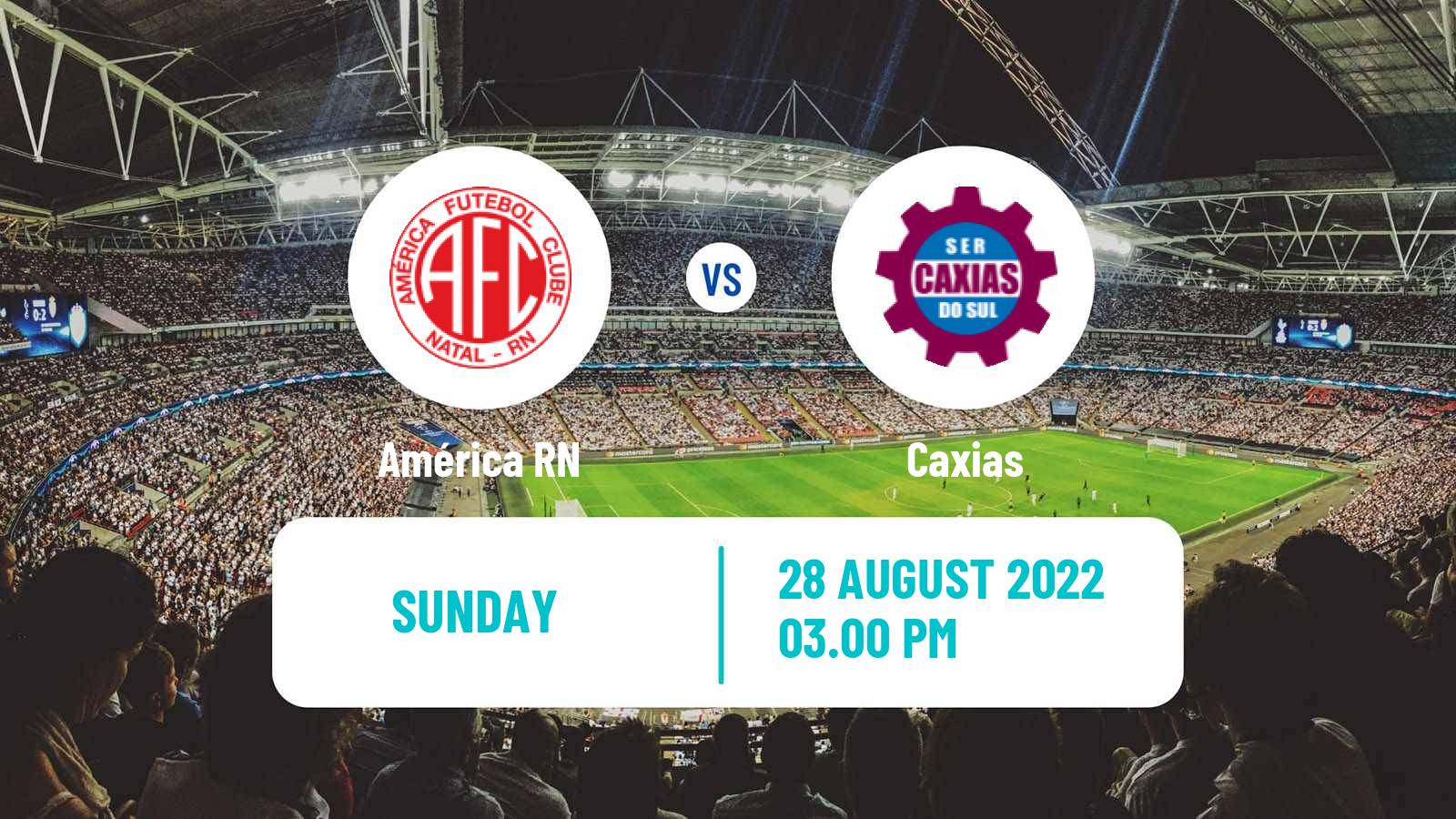 Soccer Brazilian Serie D América RN - Caxias