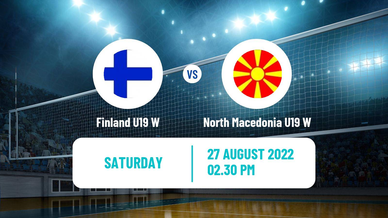 Volleyball European Championship U19 Volleyball Women Finland U19 W - North Macedonia U19 W