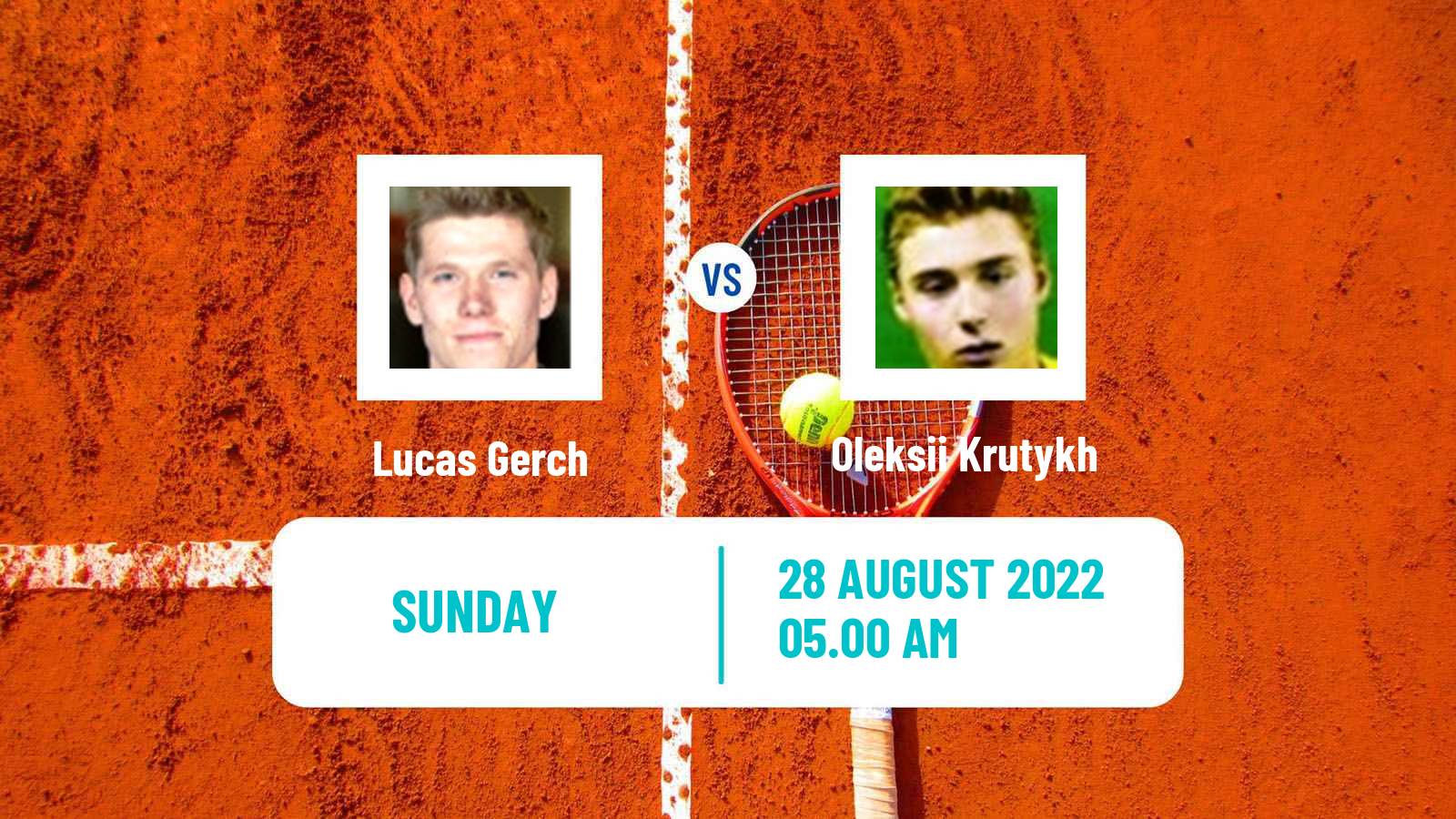 Tennis ATP Challenger Lucas Gerch - Oleksii Krutykh
