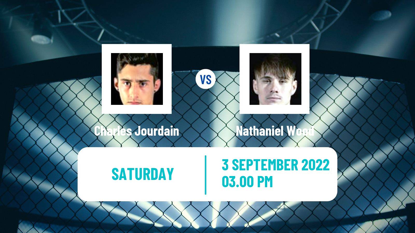 MMA MMA Charles Jourdain - Nathaniel Wood