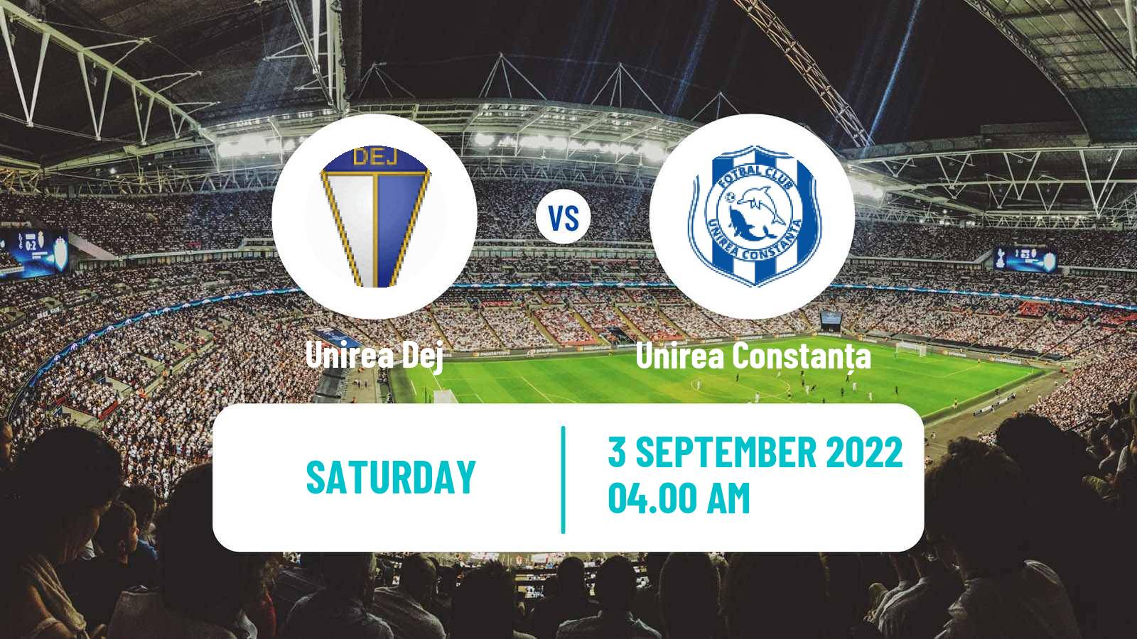 Soccer Romanian Division 2 Unirea Dej - Unirea Constanța