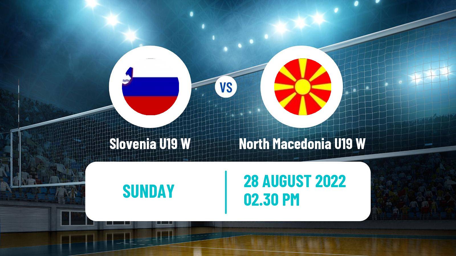 Volleyball European Championship U19 Volleyball Women Slovenia U19 W - North Macedonia U19 W