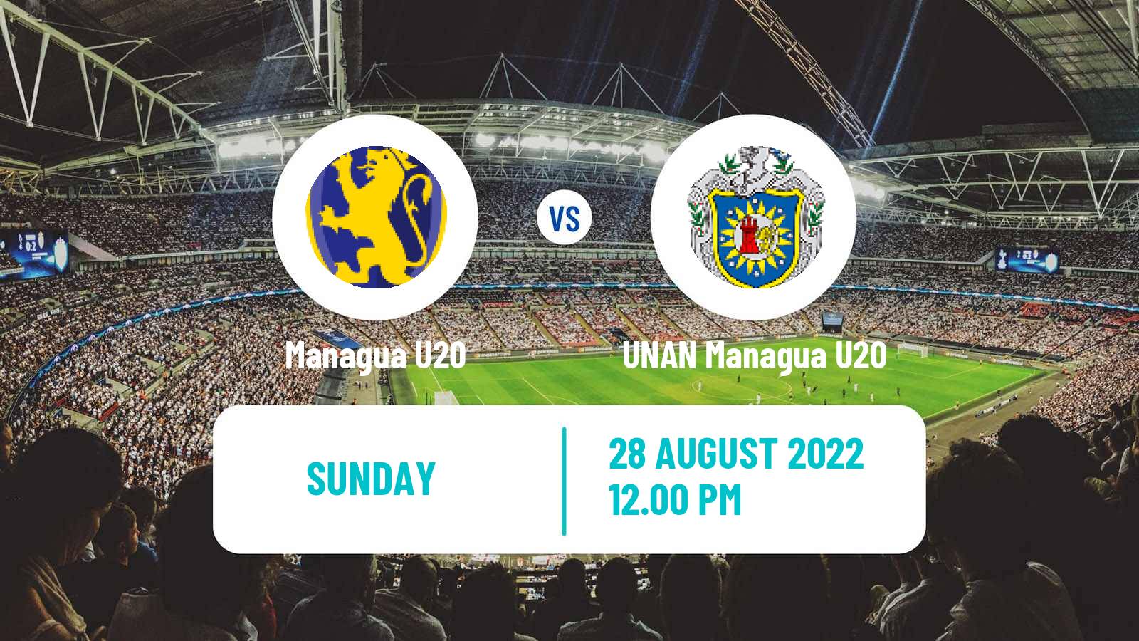 Football Nicaraguan Liga Primera U20 Managua U20 - UNAN Managua U20