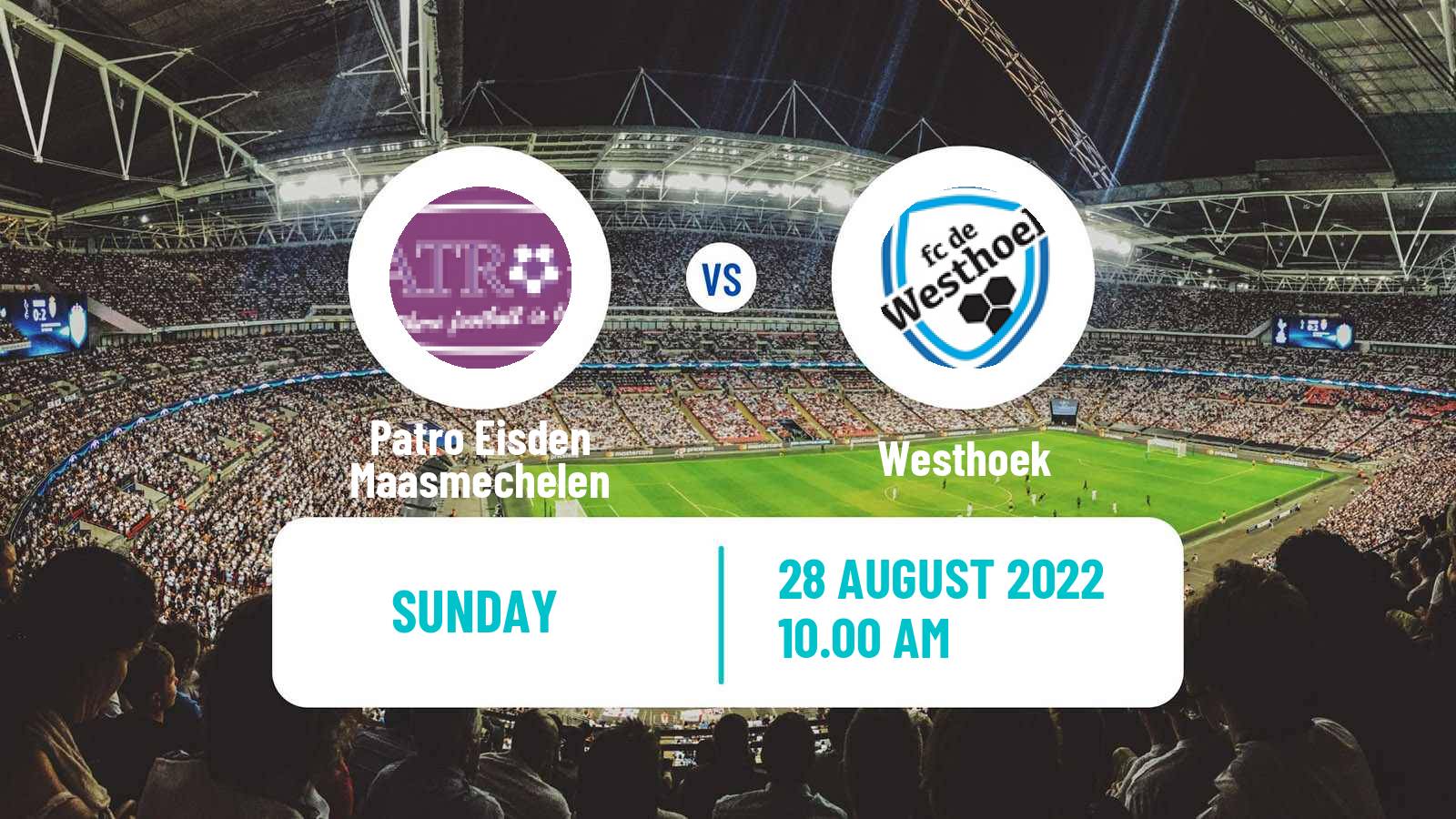 Soccer Belgian Cup Patro Eisden Maasmechelen - Westhoek
