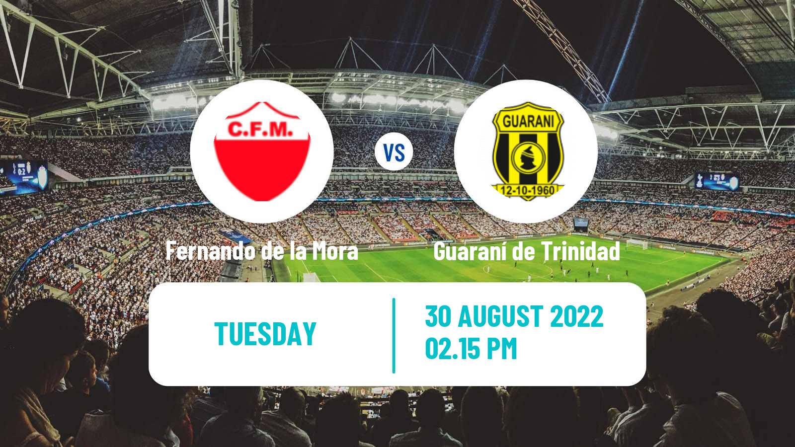 Soccer Paraguayan Division Intermedia Fernando de la Mora - Guaraní de Trinidad