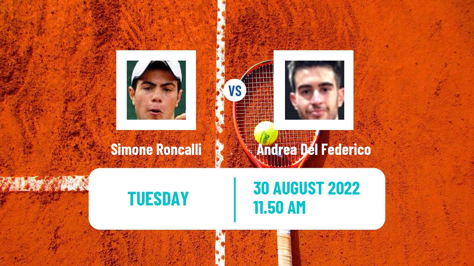 Tennis ITF Tournaments Simone Roncalli - Andrea Del Federico