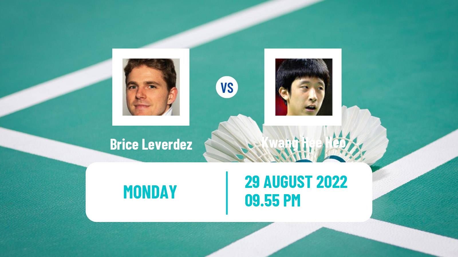 Badminton Badminton Brice Leverdez - Kwang Hee Heo