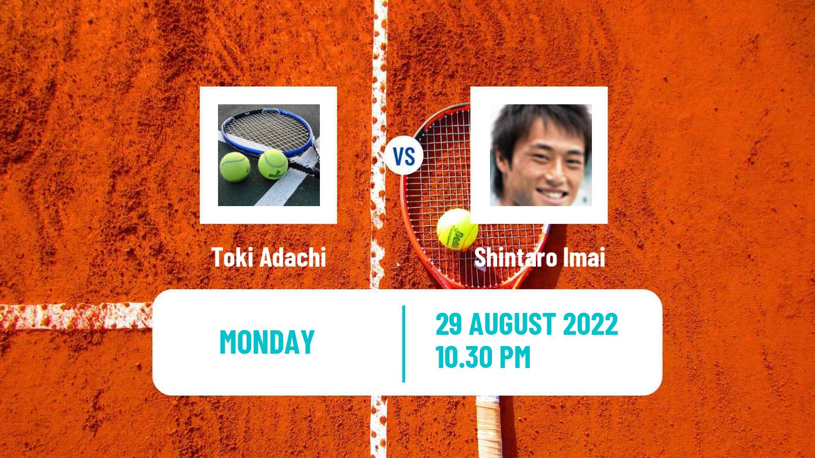 Tennis ITF Tournaments Toki Adachi - Shintaro Imai