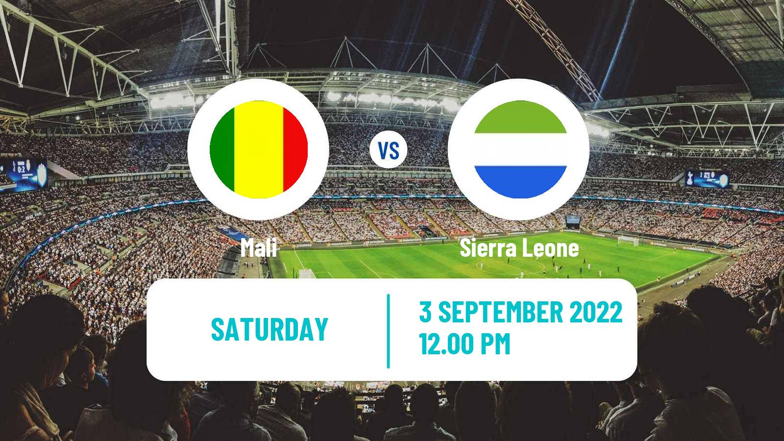 Soccer African Nations Championship Mali - Sierra Leone