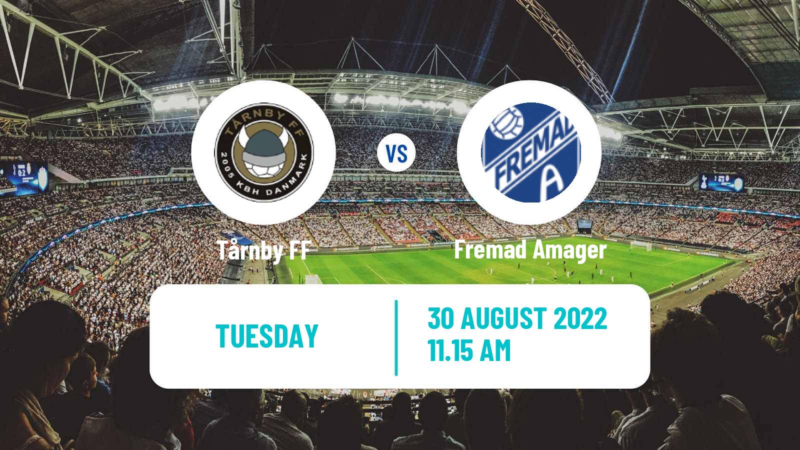 Soccer Danish Landspokal Cup Tårnby FF - Fremad Amager