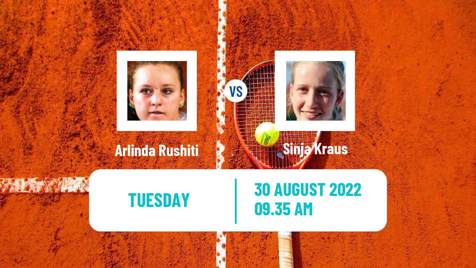 Tennis ITF Tournaments Arlinda Rushiti - Sinja Kraus