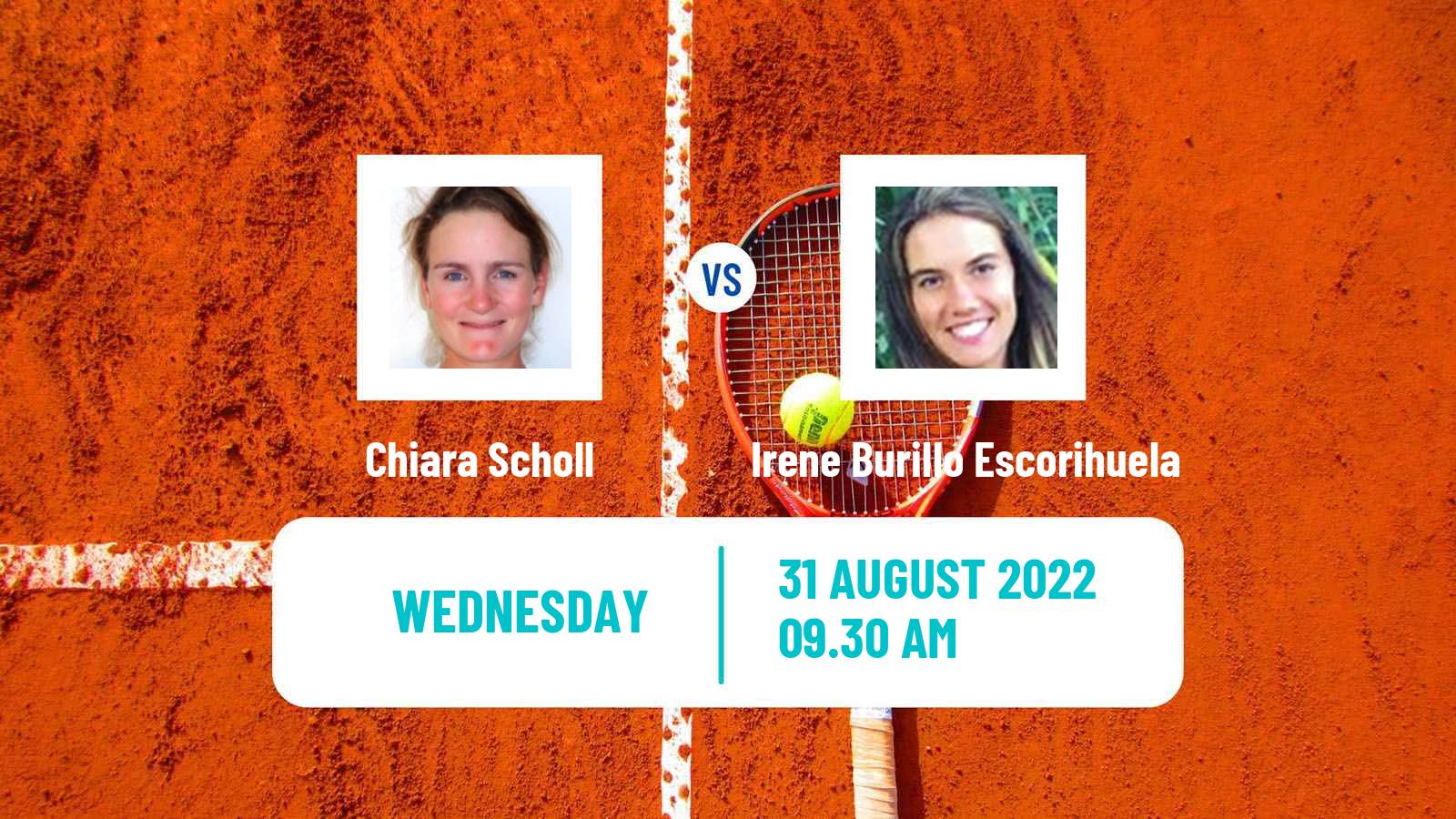 Tennis ITF Tournaments Chiara Scholl - Irene Burillo Escorihuela
