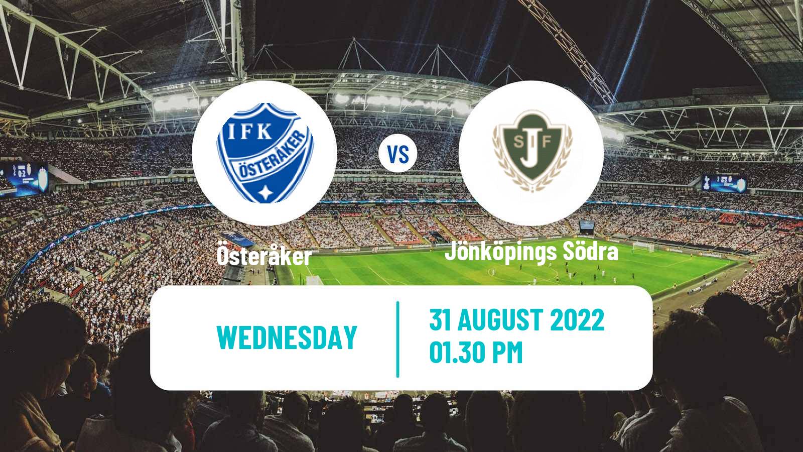 Football Svenska Cupen Österåker United - Jönköpings Södra