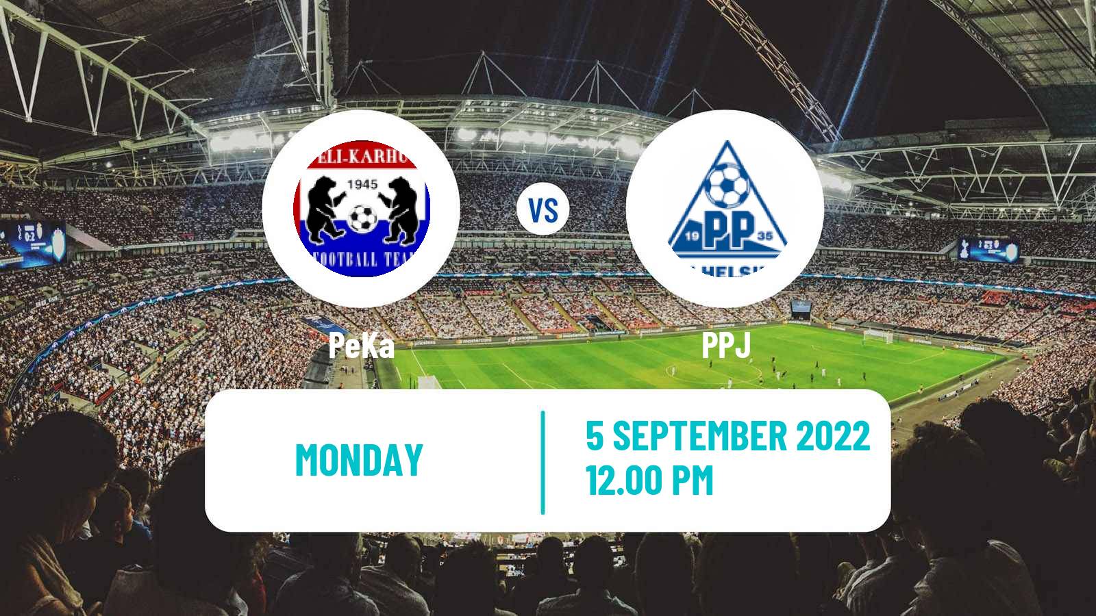 Football Finnish Kakkonen Group A PeKa - PPJ