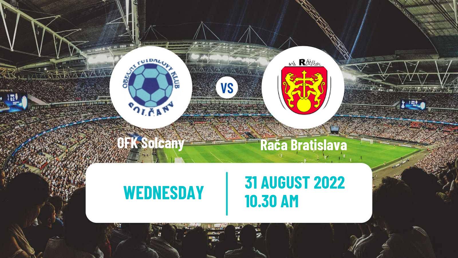 Soccer Slovak Cup Solcany - Rača Bratislava