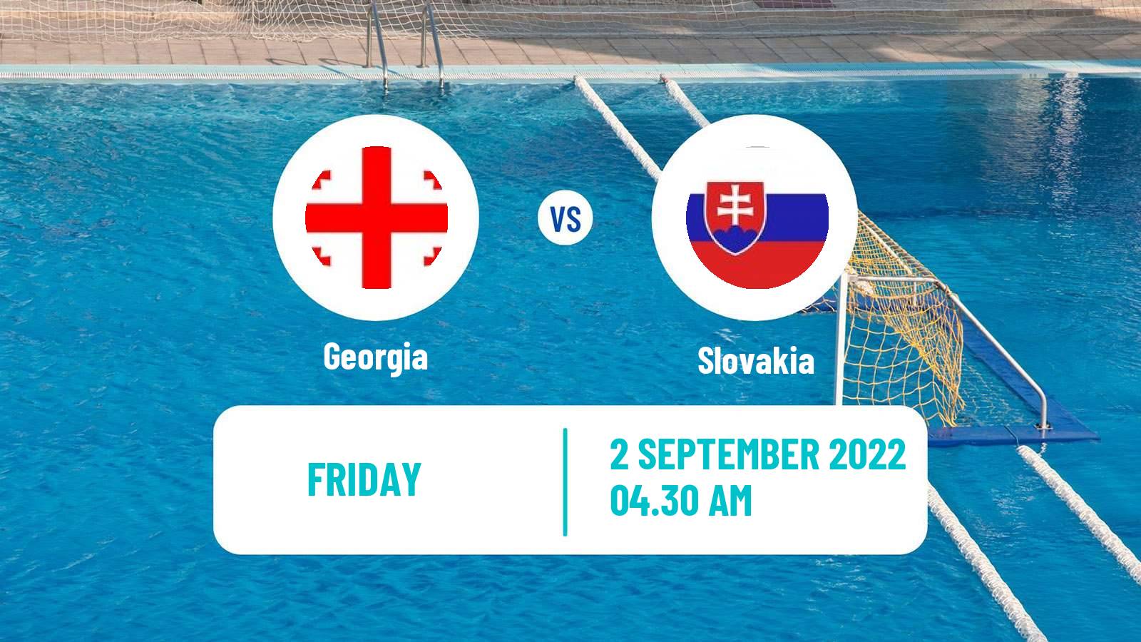 Water polo European Championship Water Polo Georgia - Slovakia