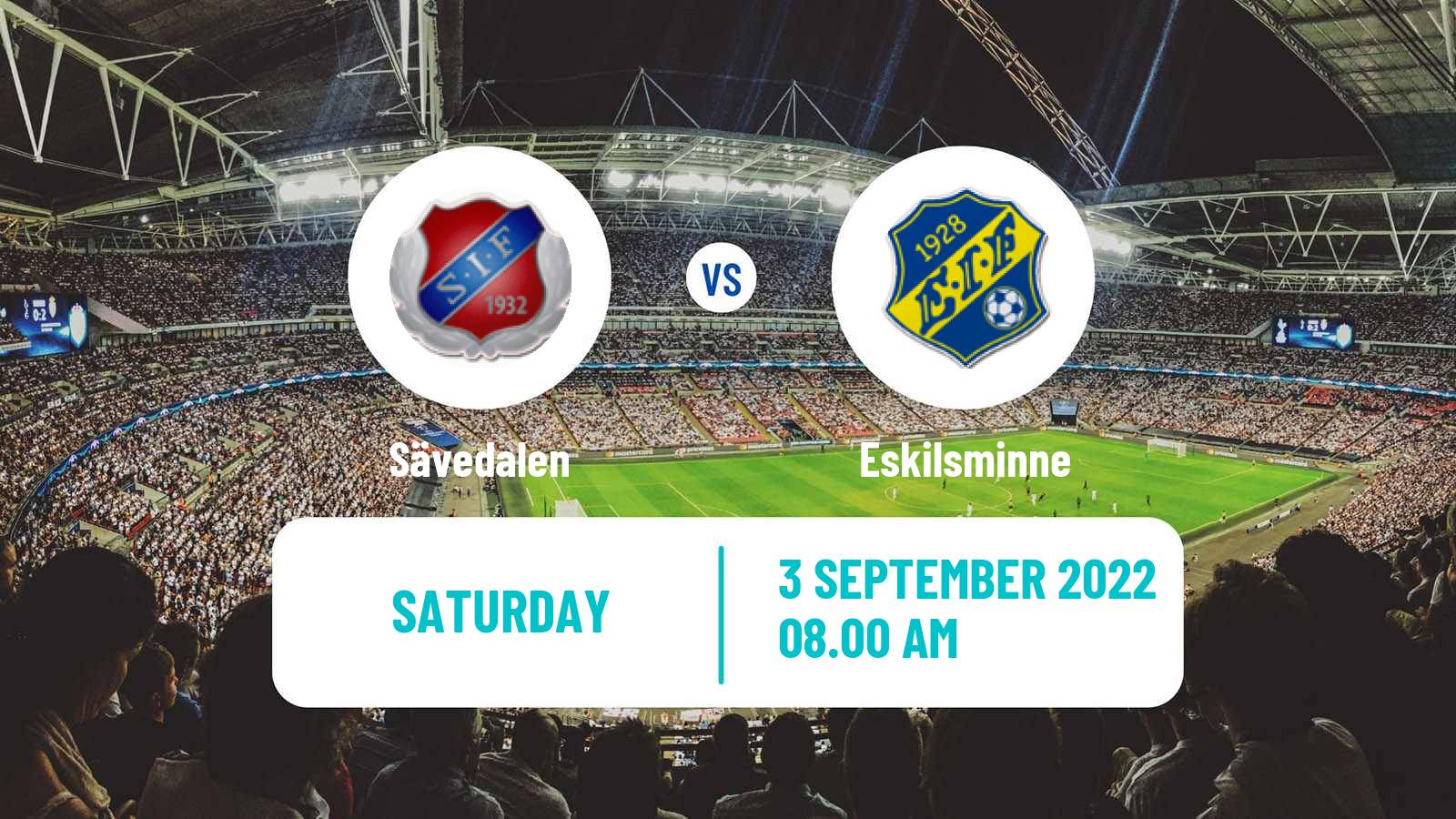 Soccer Swedish Division 2 - Västra Götaland Sävedalen - Eskilsminne