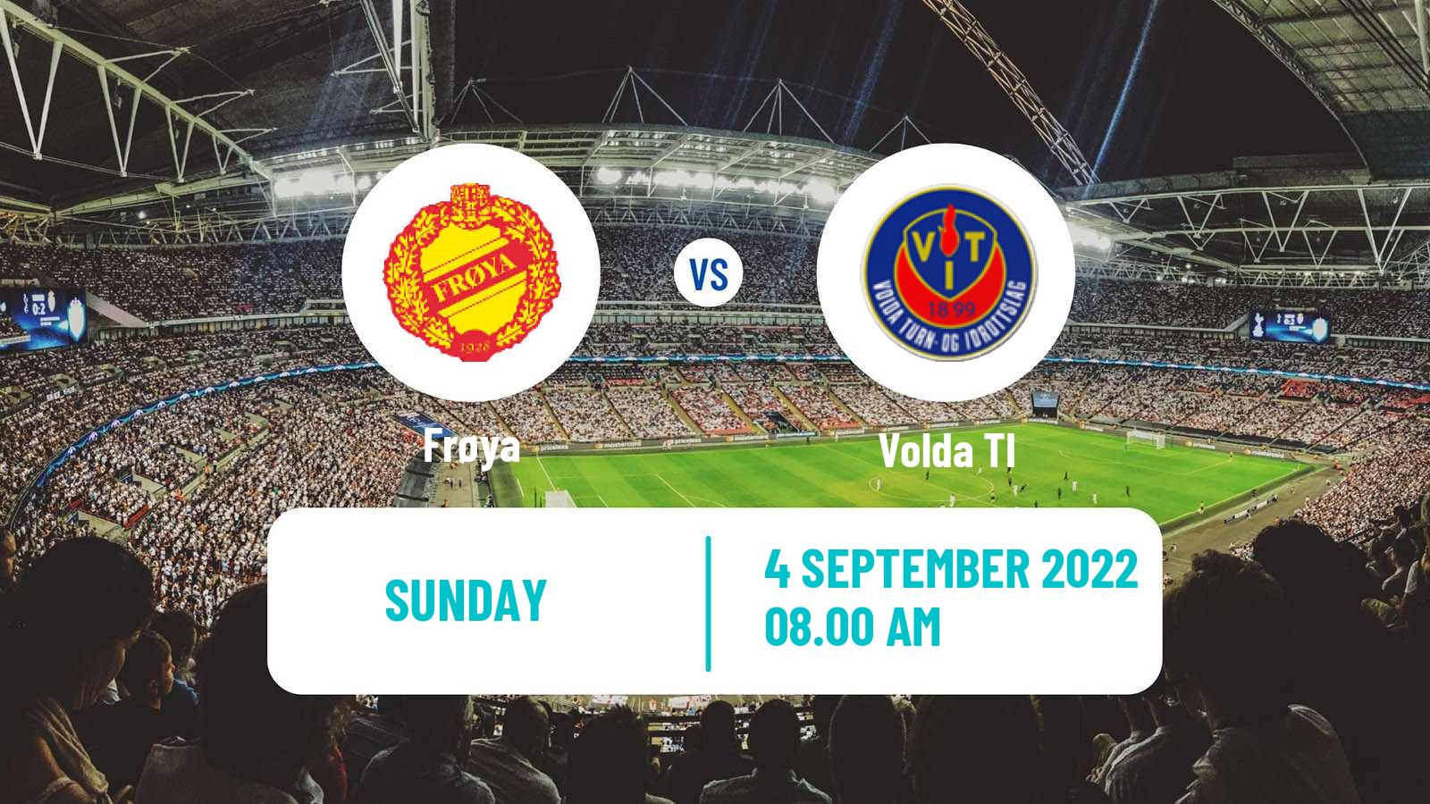 Football Norwegian Division 3 - Group 2 Frøya - Volda