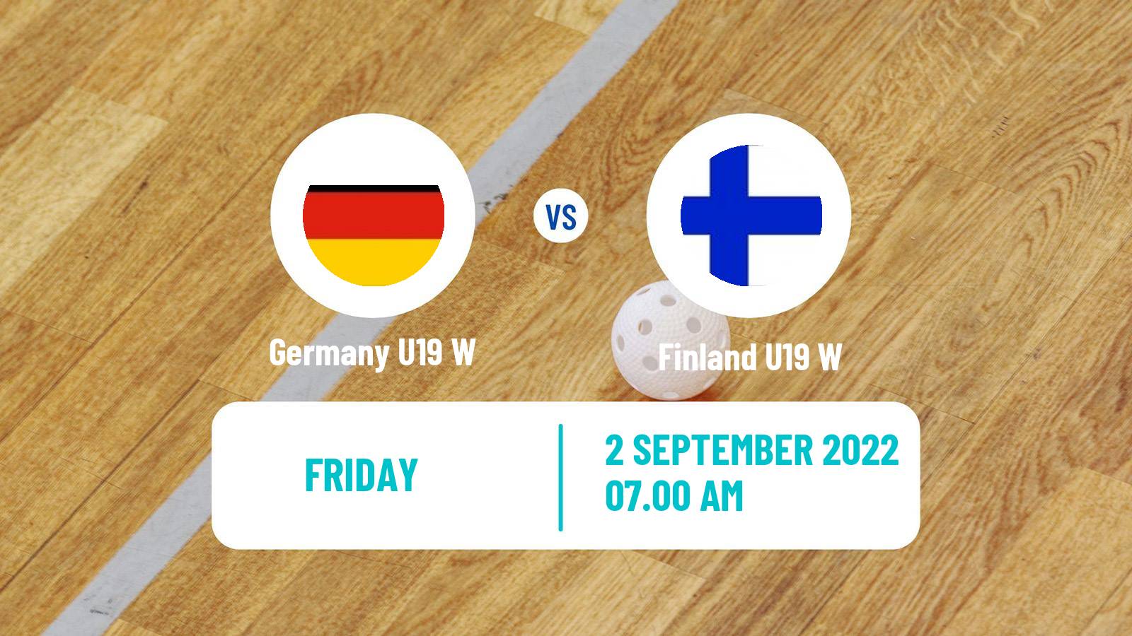 Floorball World Championship Floorball U19 Women Germany U19 W - Finland U19 W