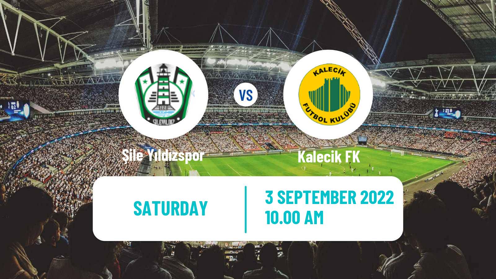Soccer Turkish 3 Lig Group 1 Şile Yıldızspor - Kalecik