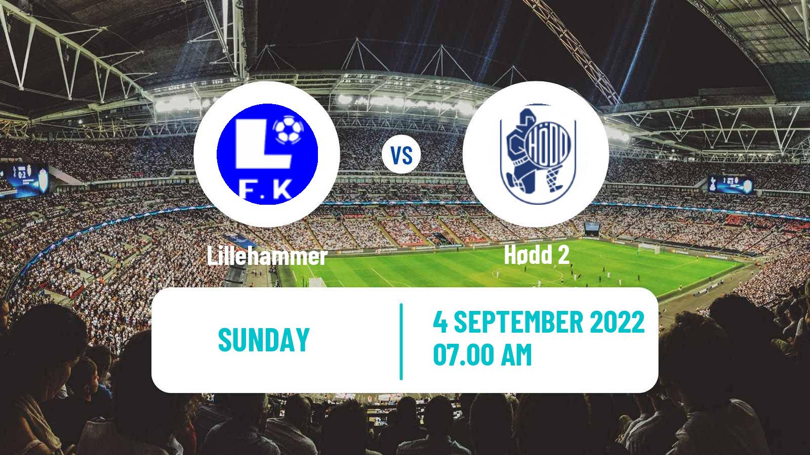 Football Norwegian Division 3 - Group 2 Lillehammer - Hødd 2