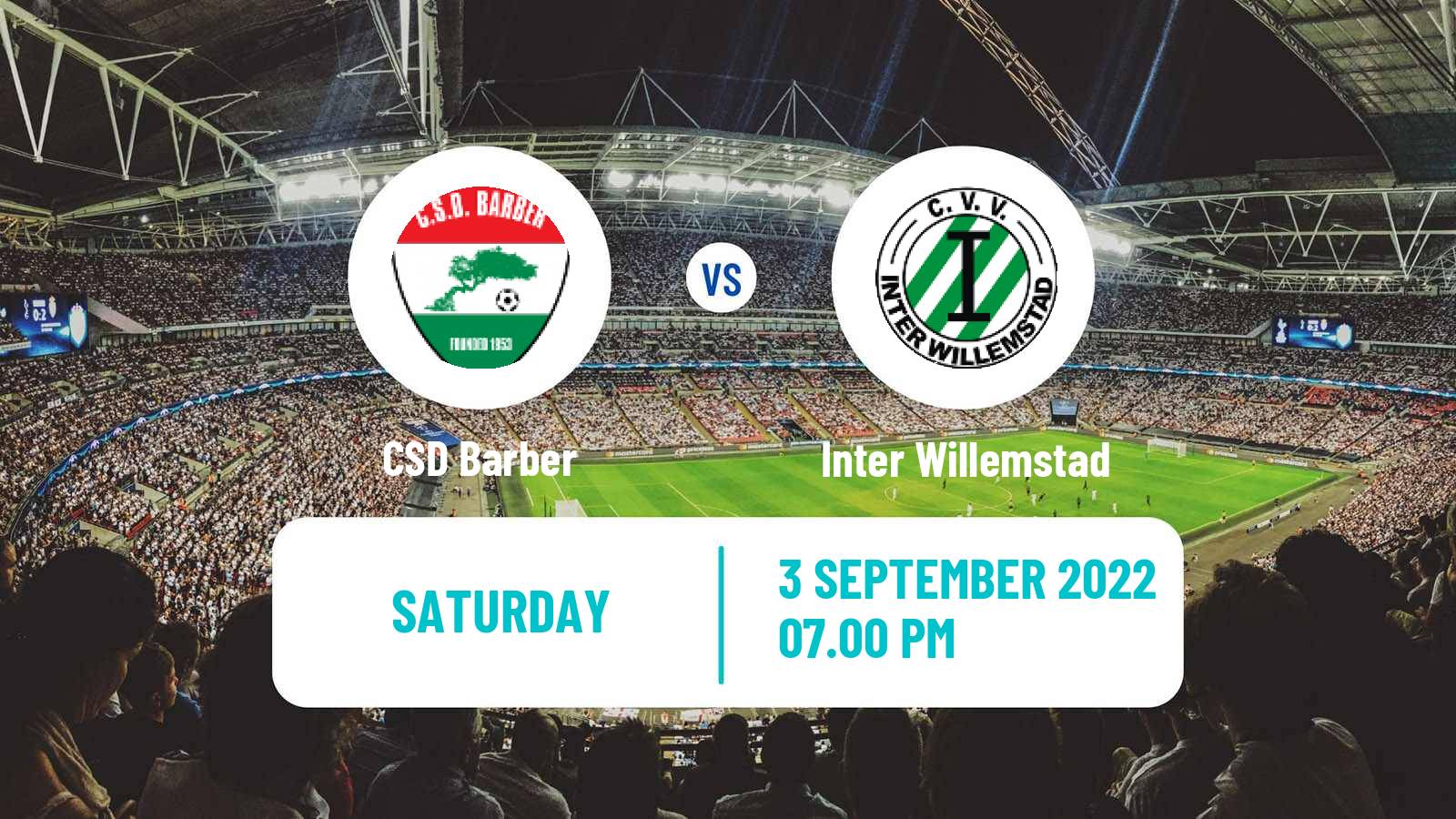 Soccer Curacao Prome Divishon CSD Barber - Inter Willemstad