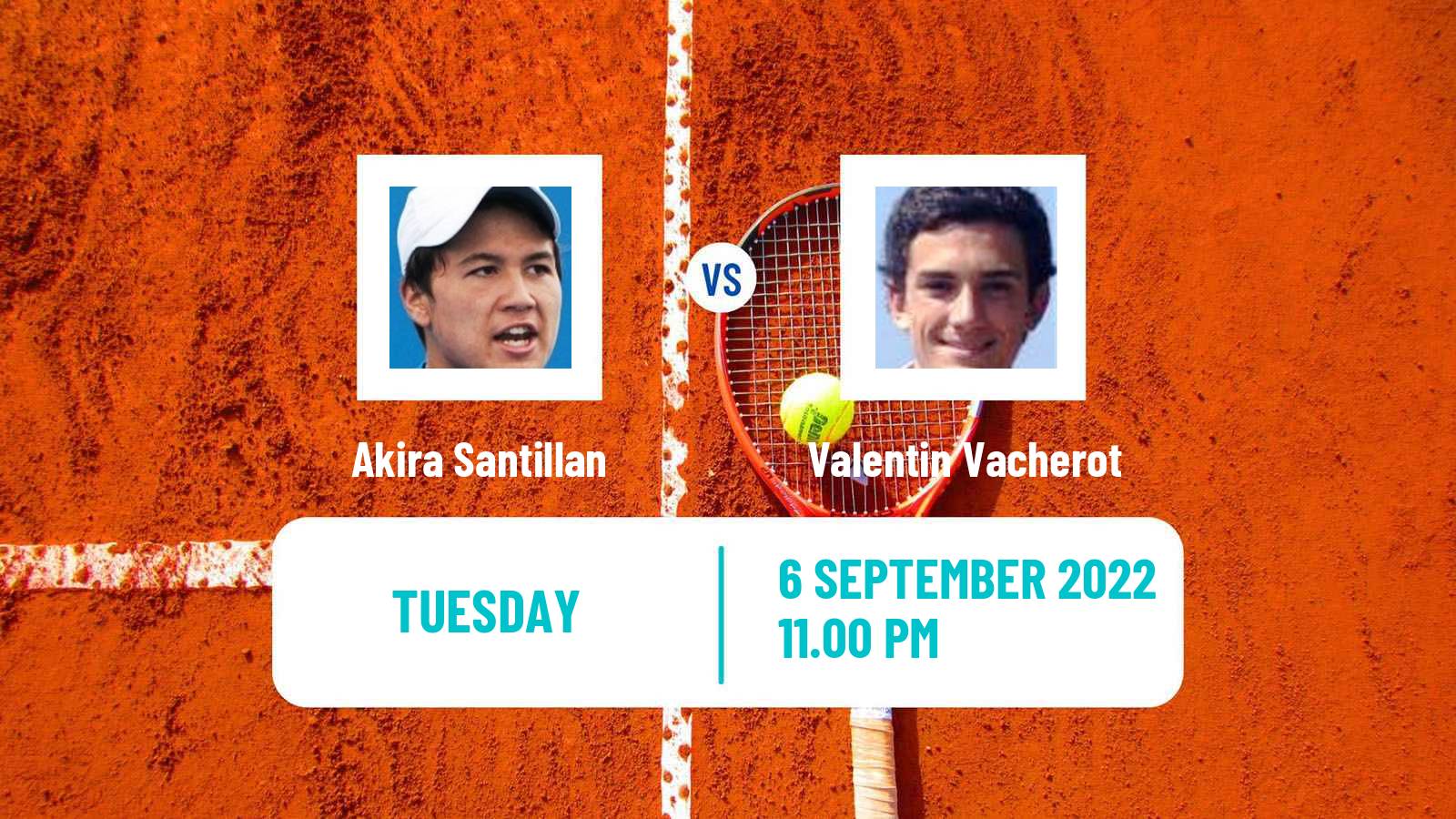 Tennis ATP Challenger Akira Santillan - Valentin Vacherot