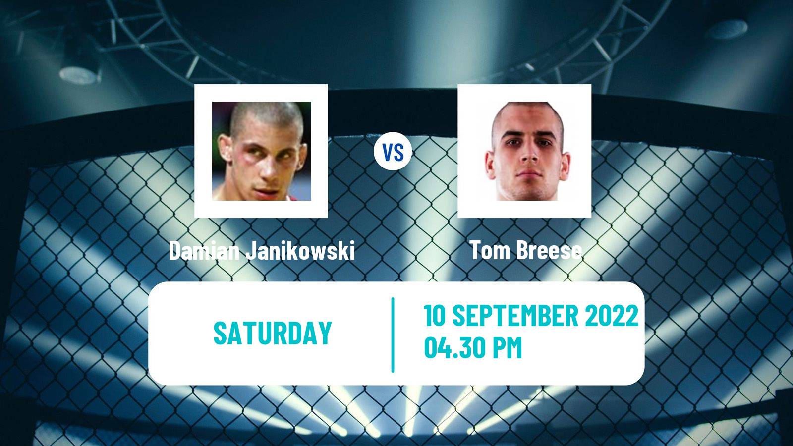 MMA MMA Damian Janikowski - Tom Breese