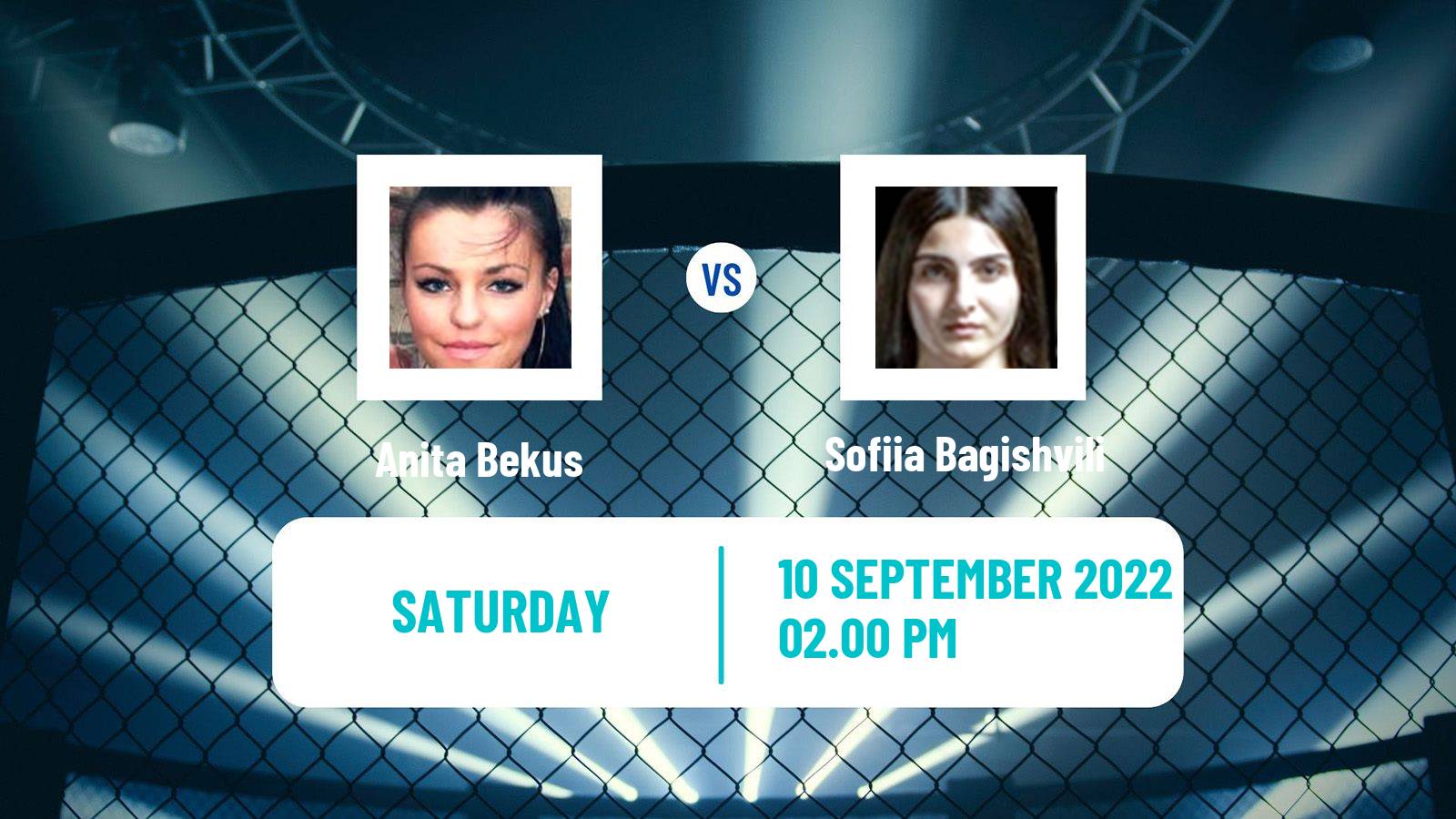 MMA MMA Anita Bekus - Sofiia Bagishvili