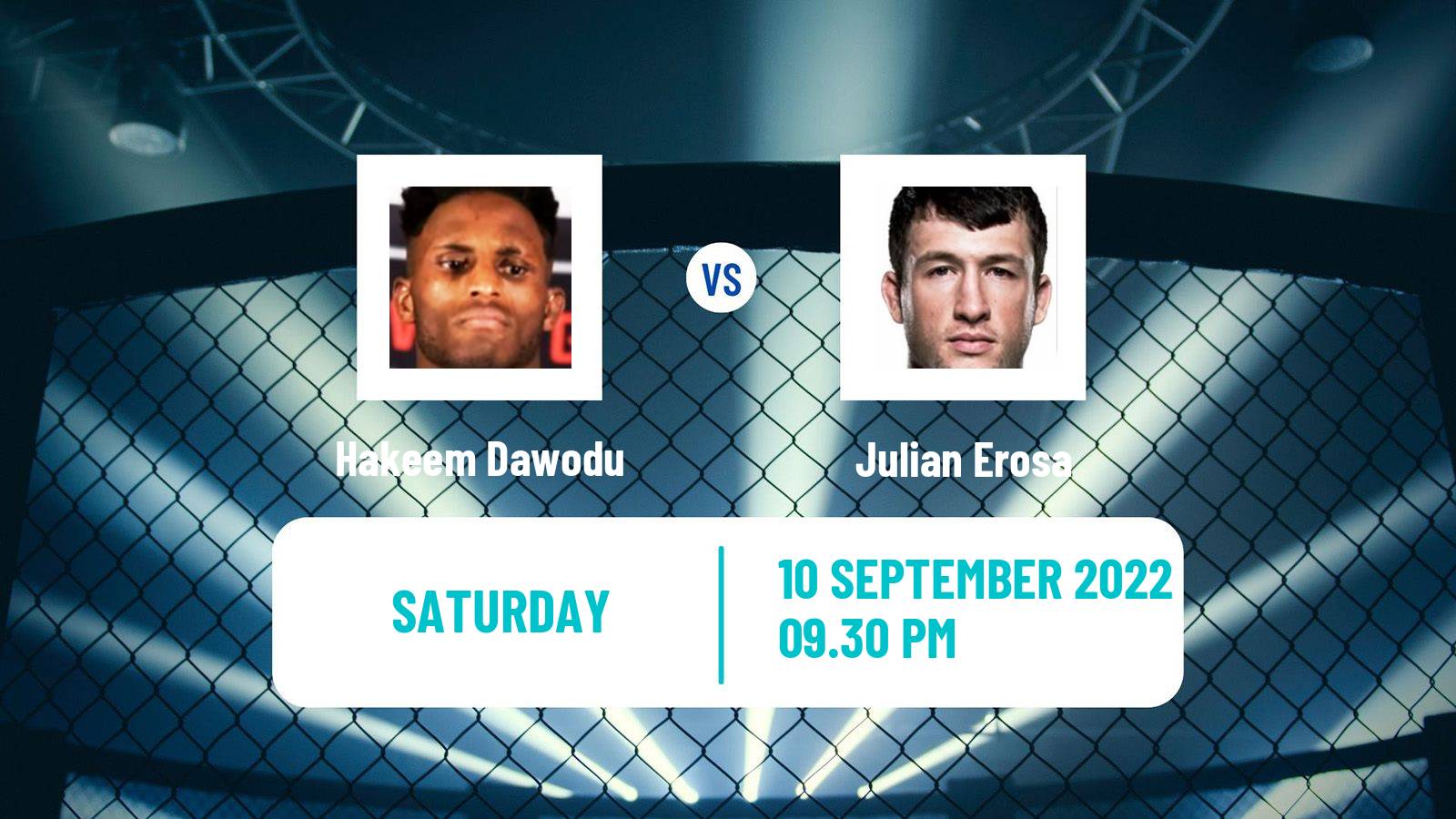 MMA MMA Hakeem Dawodu - Julian Erosa