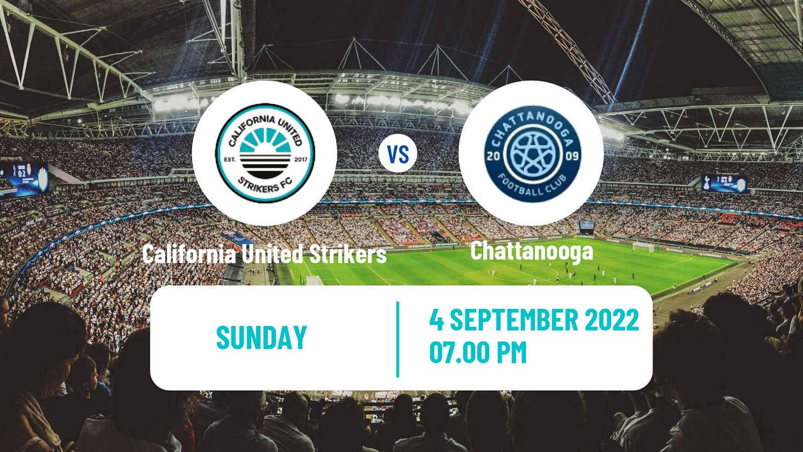 Soccer US NISA California United Strikers - Chattanooga