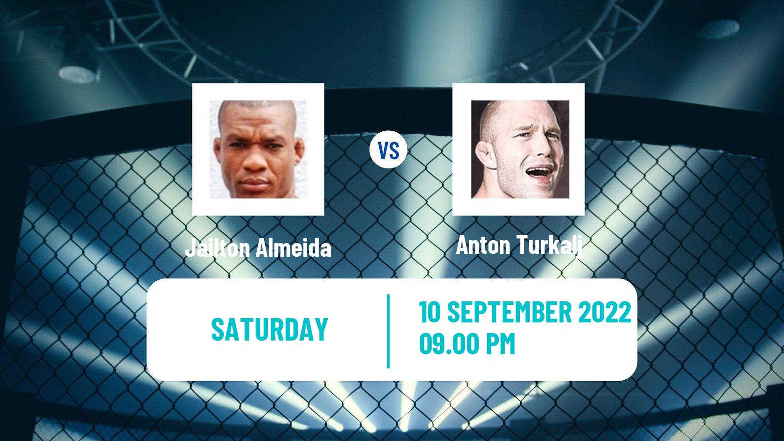 MMA MMA Jailton Almeida - Anton Turkalj