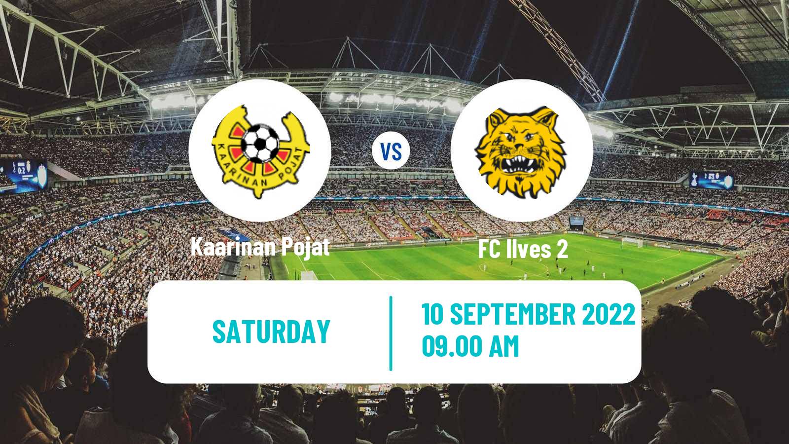 Soccer Finnish Kakkonen Group B Kaarinan Pojat - Ilves 2