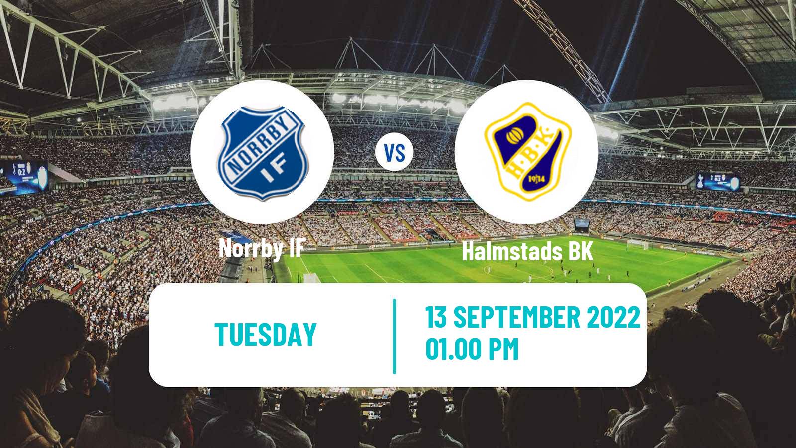 Soccer Swedish Superettan Norrby - Halmstad