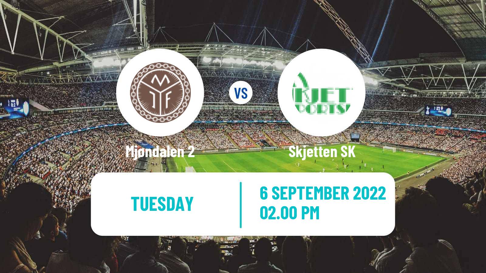 Soccer Norwegian Division 3 - Group 6 Mjøndalen 2 - Skjetten