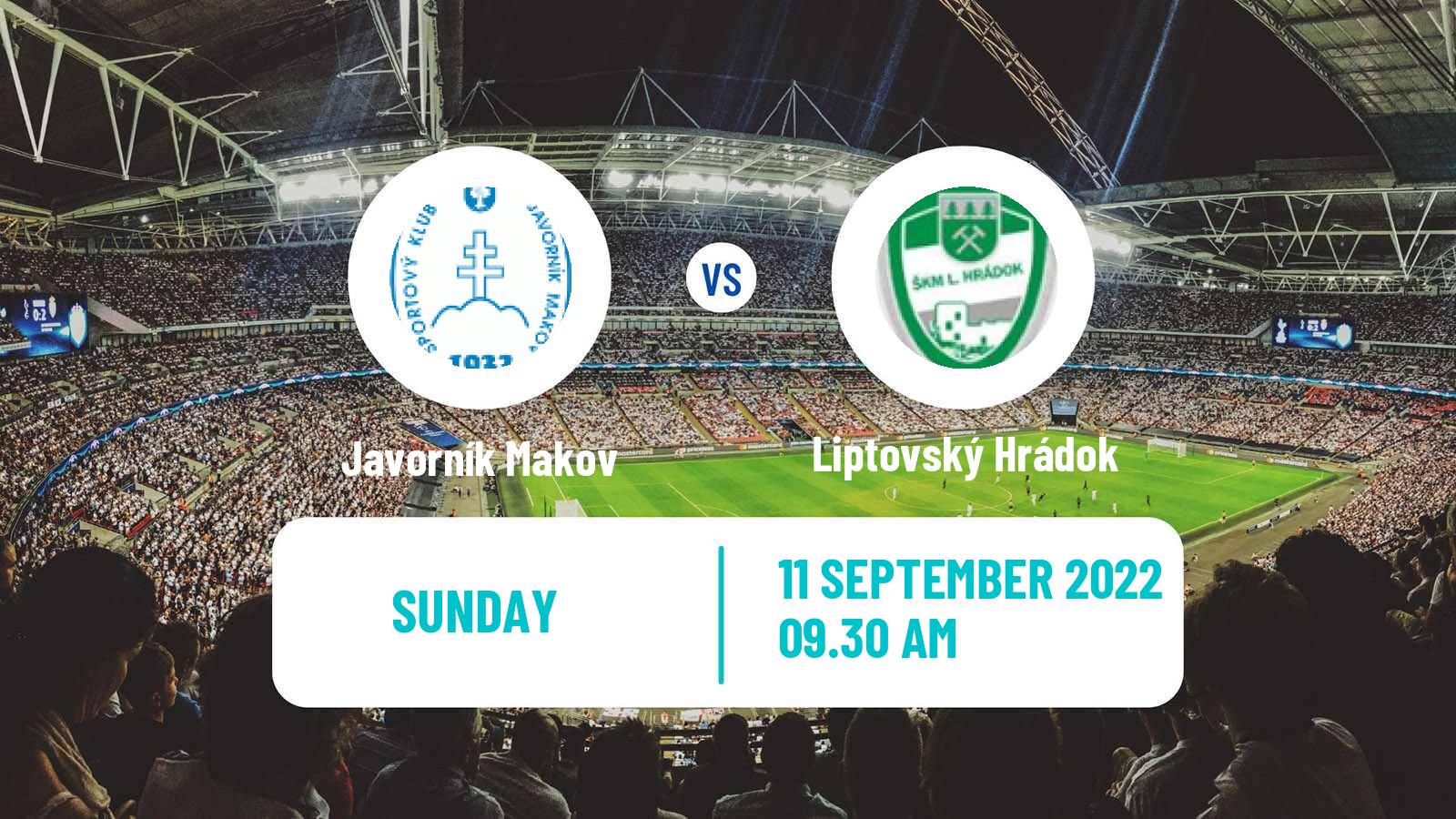 Soccer Slovak 4 Liga Central Javorník Makov - Liptovský Hrádok