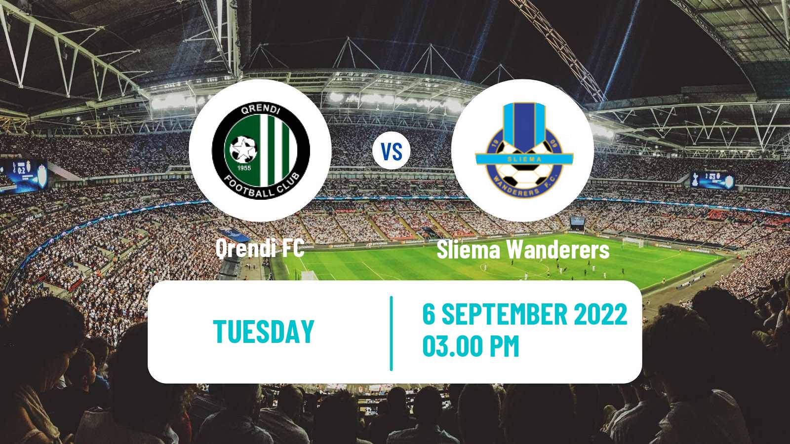 Soccer Maltese Challenge League Qrendi - Sliema Wanderers