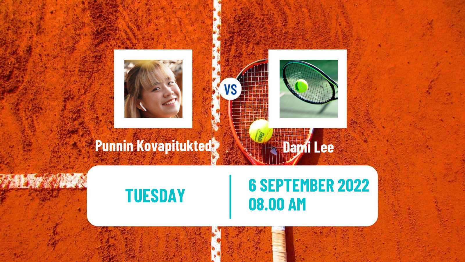 Tennis ITF Tournaments Punnin Kovapitukted - Dami Lee