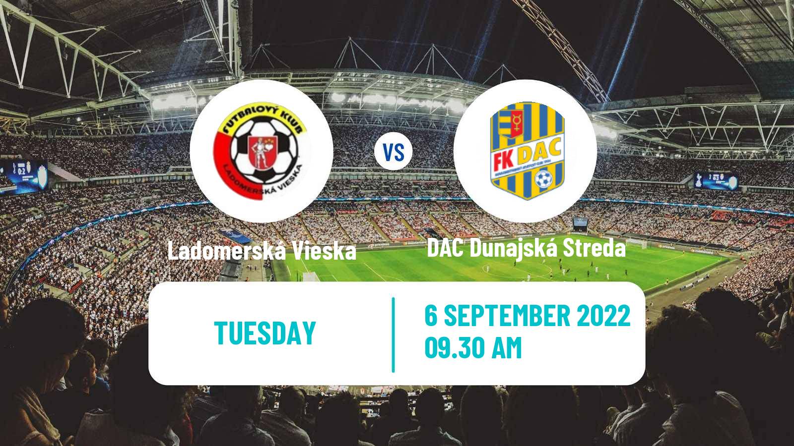 Soccer Slovak Cup Ladomerská Vieska - DAC Dunajská Streda