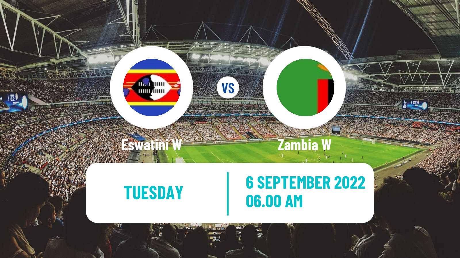 Soccer COSAFA Cup Women Eswatini W - Zambia W