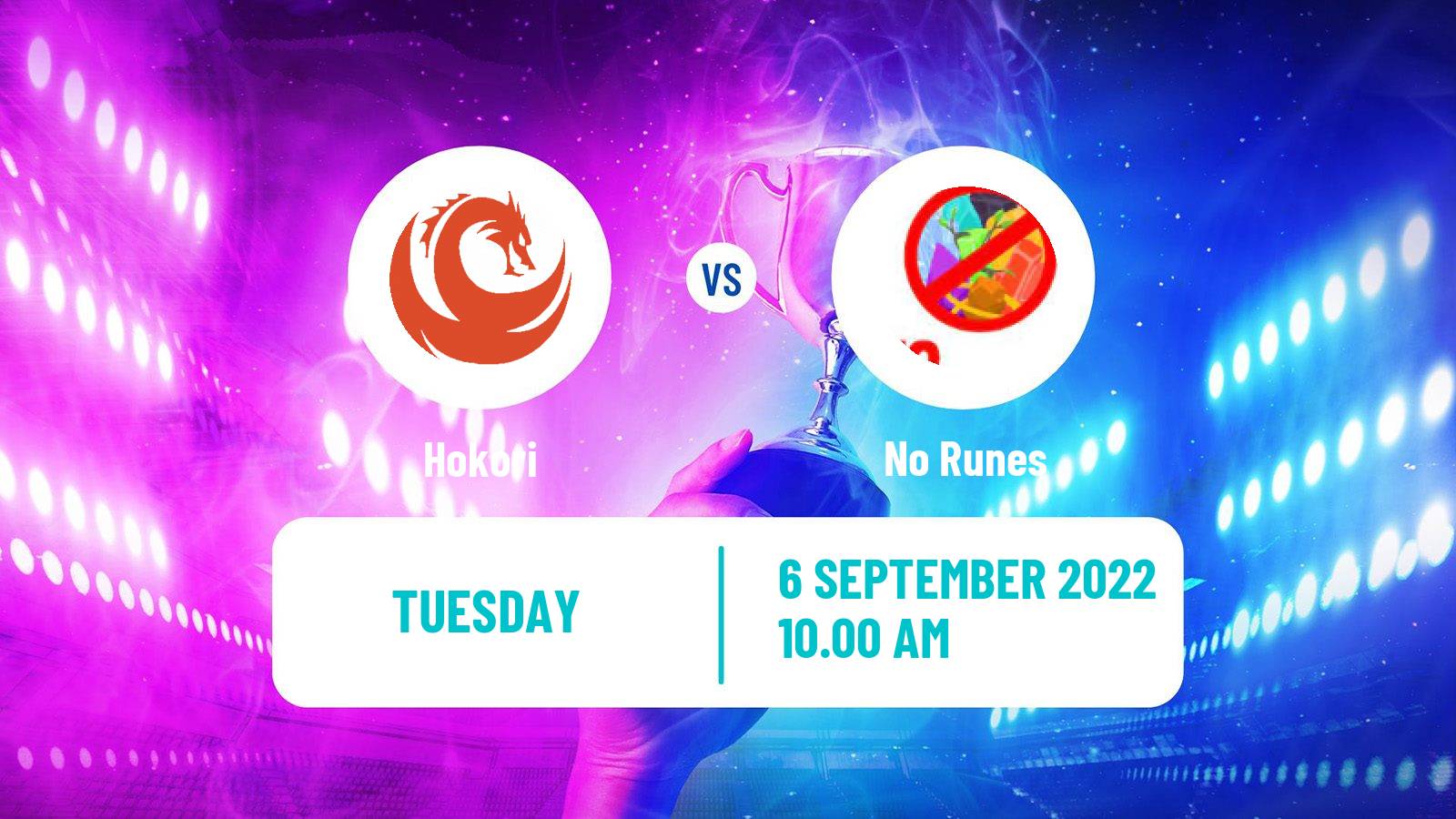 Esports eSports Hokori - No Runes