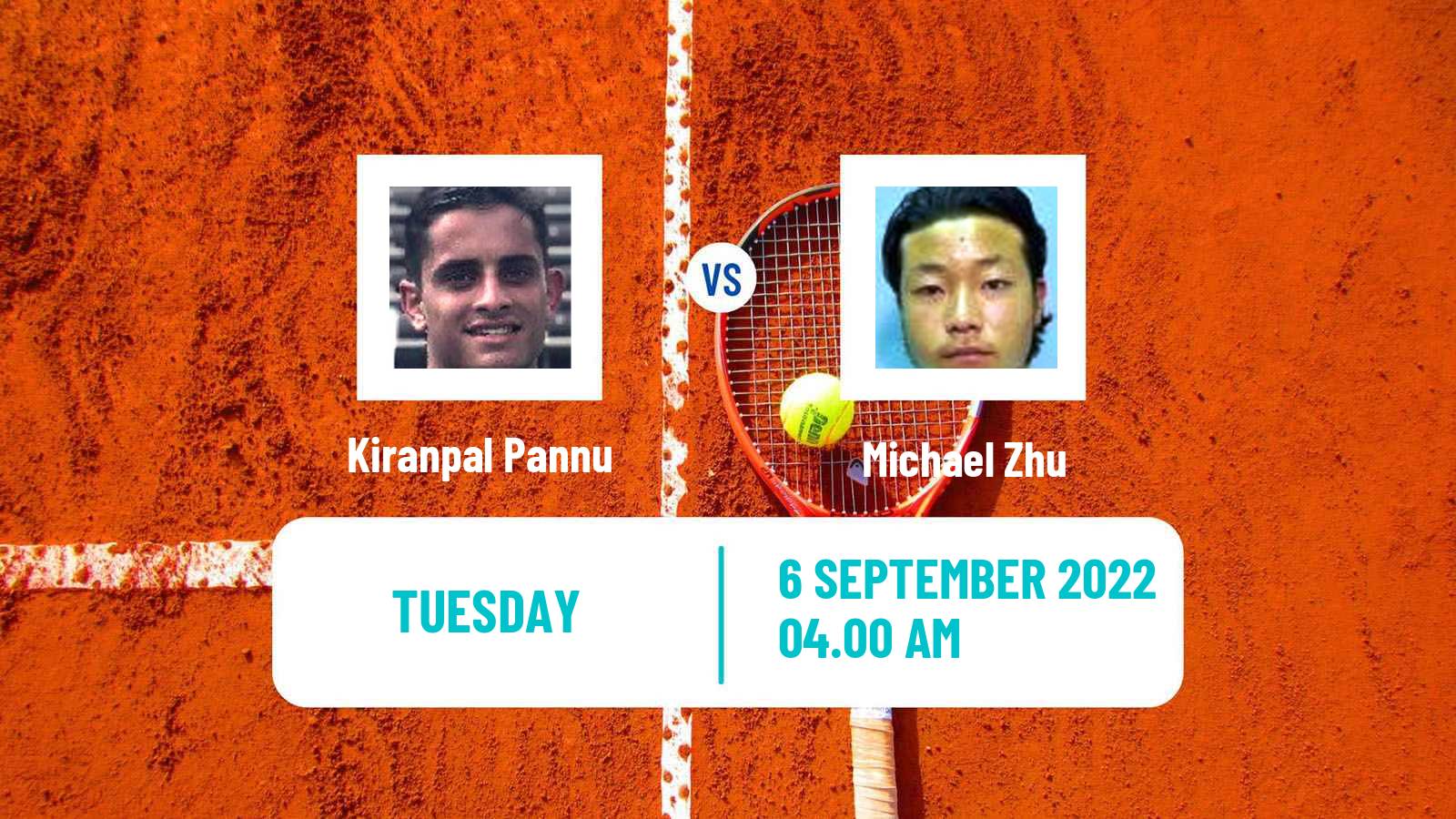 Tennis ITF Tournaments Kiranpal Pannu - Michael Zhu