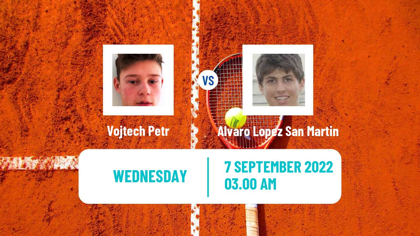 Tennis ITF Tournaments Vojtech Petr - Alvaro Lopez San Martin