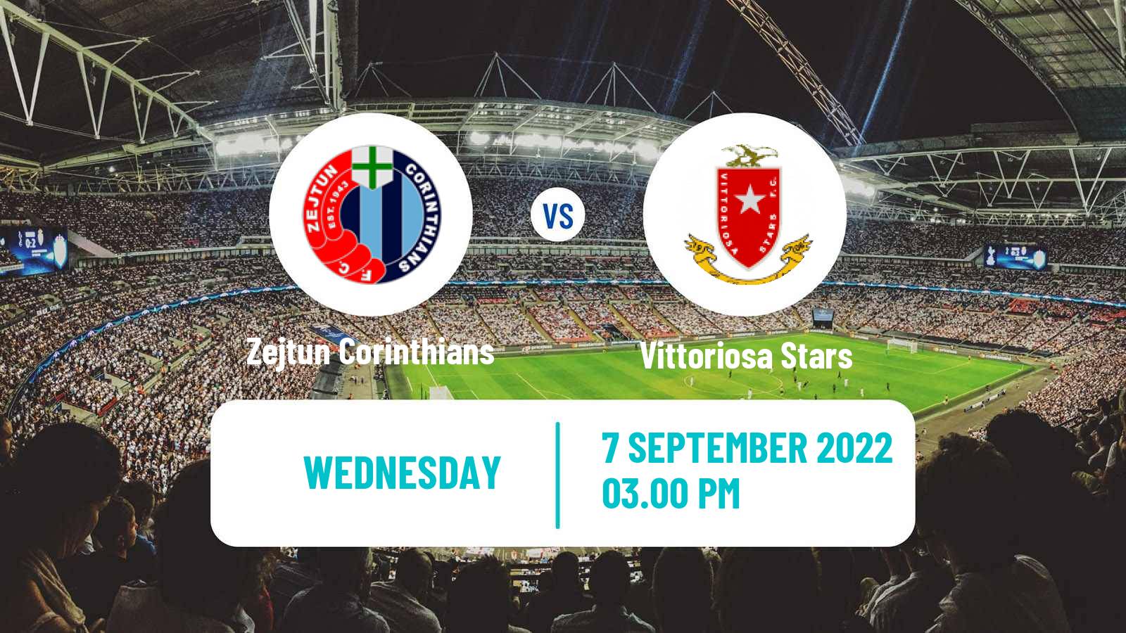 Soccer Maltese Challenge League Zejtun Corinthians - Vittoriosa Stars