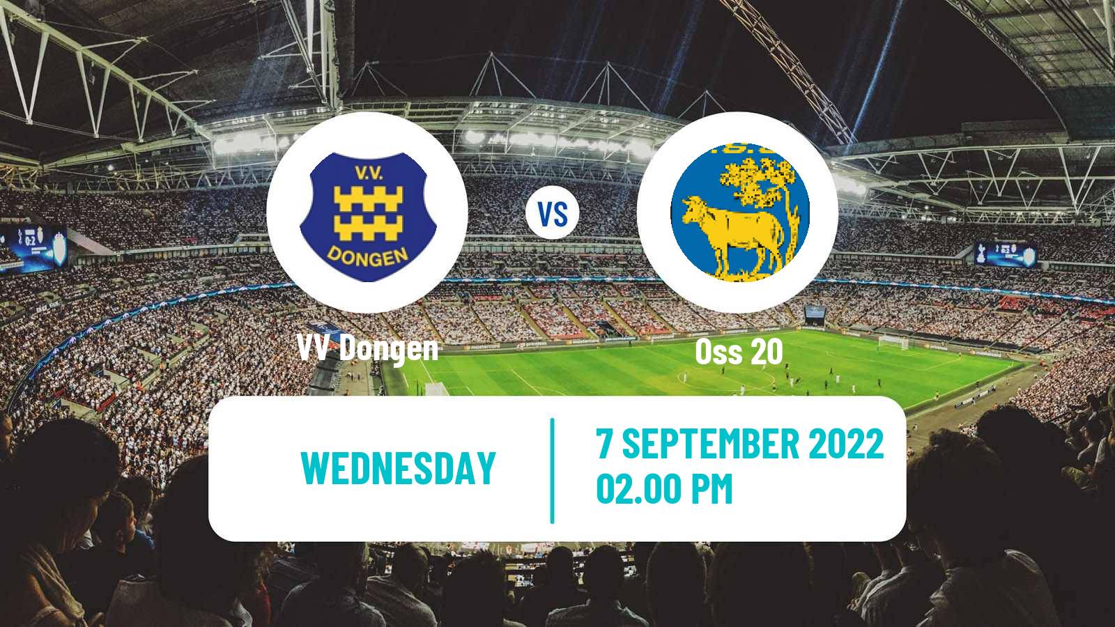 Soccer Dutch Derde Divisie Dongen - Oss 20